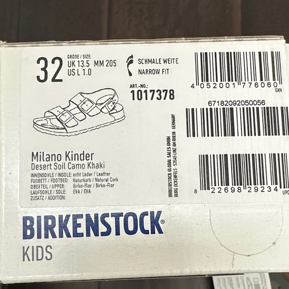 Birkenstock Milano Kinder Camo Sandals - Picture 4 of 5